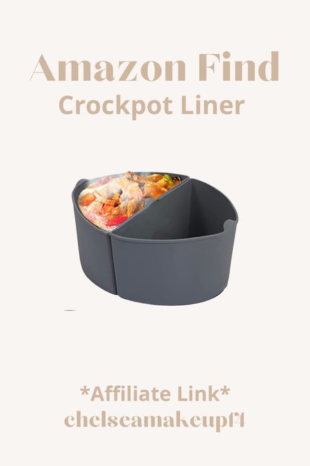 Amazon Find // Crockpot Liner 

#LTKFind #LTKhome