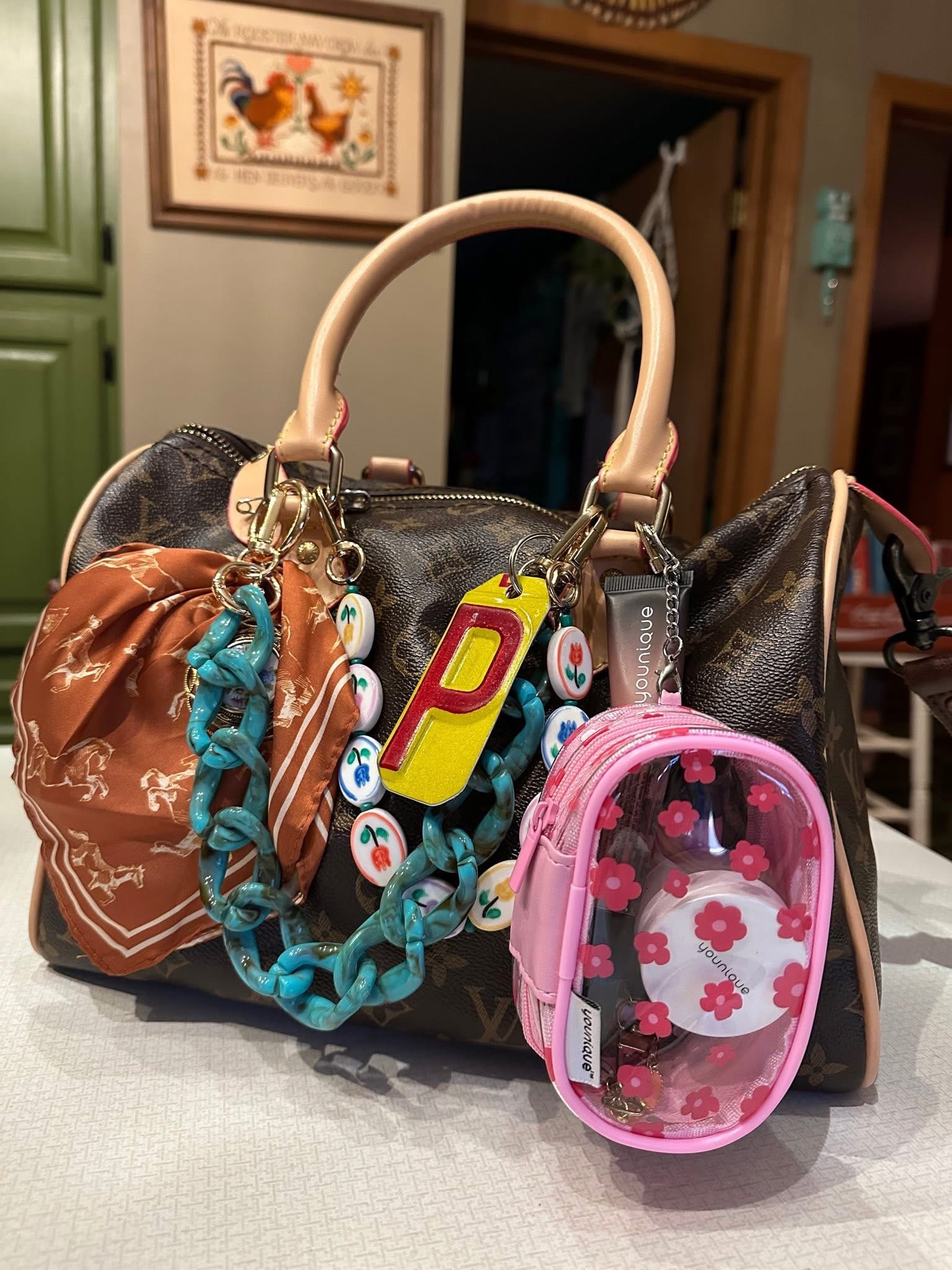 LV w charms! 