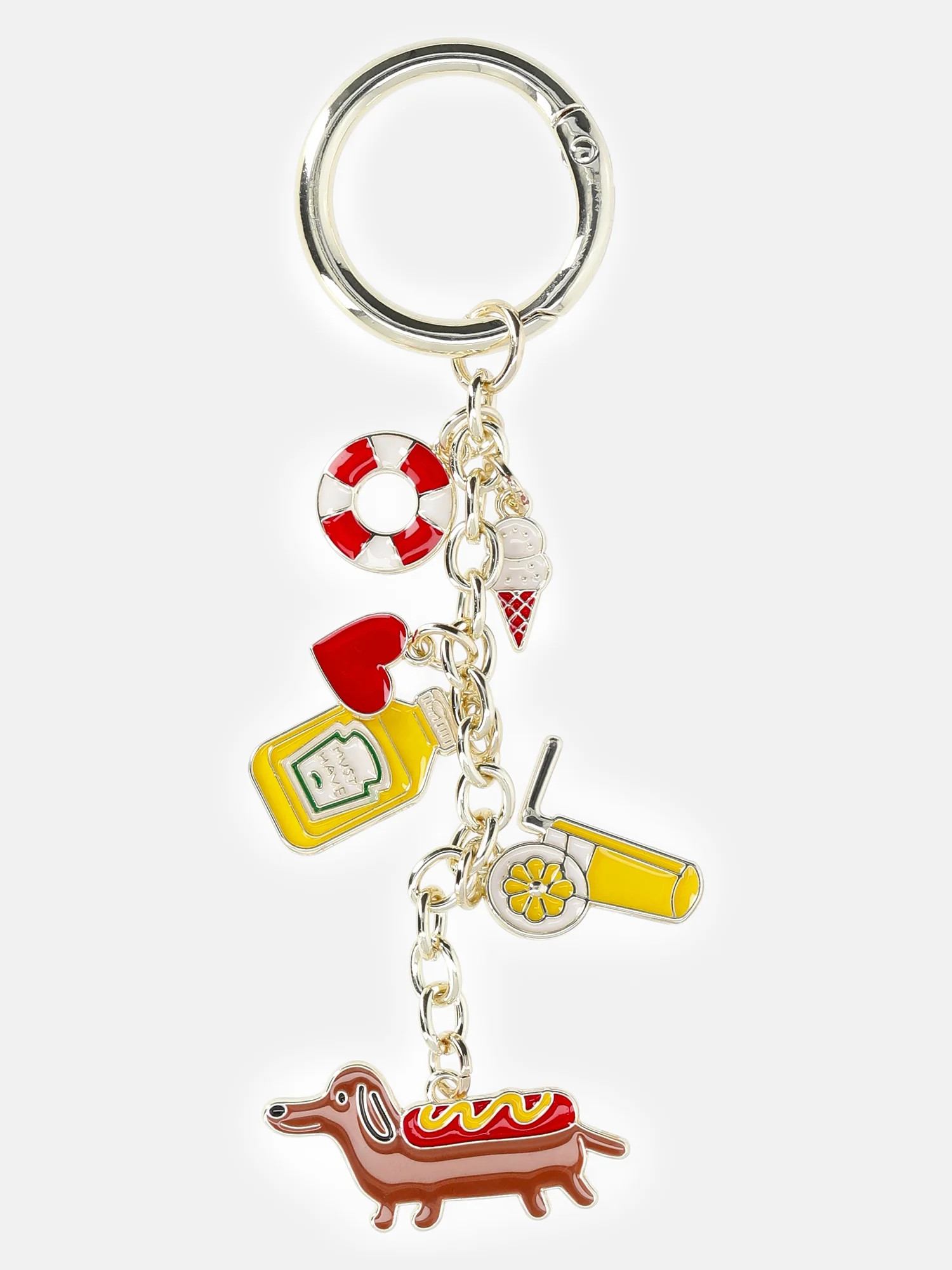 No Boundaries Women's Americana Bag Charm, Hotdog | Walmart (US)