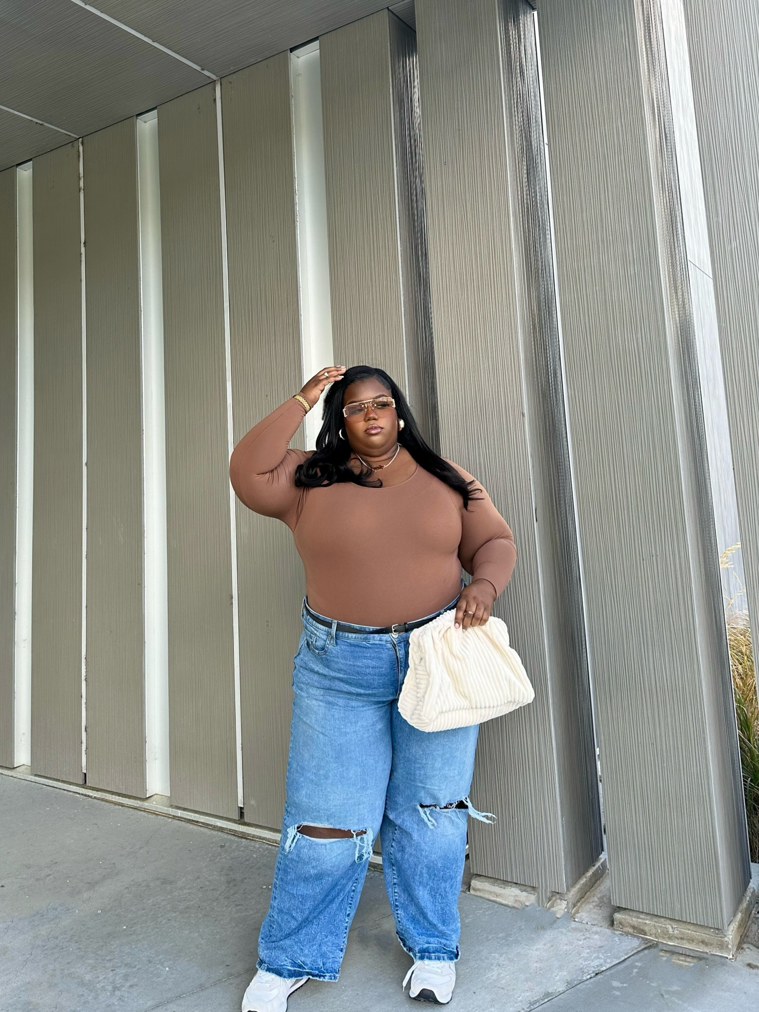 Bodysuit is from Yitty “long sleeve shaping bodysuit” runs small size up

#LTKmidsize #LTKplussize #LTKfindsunder100