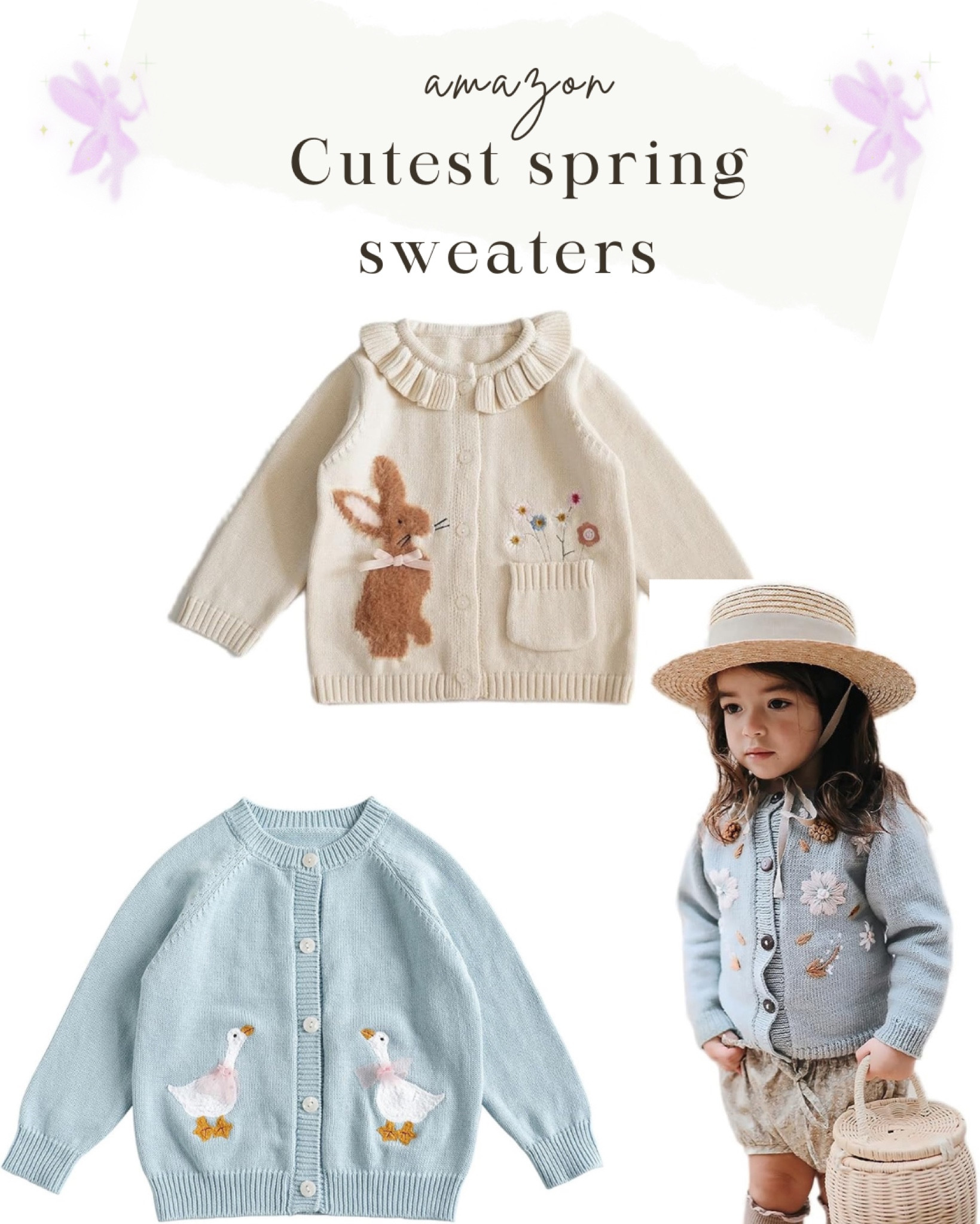 The cutest spring sweaters for little girls from Amazon 

#LTKFamily #LTKStyleTip #LTKKids