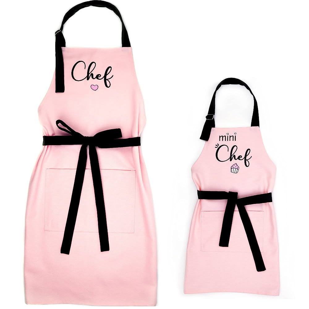 Aprons Mother Daughter Cooking Mommy and Me Matching Aprons Mother's Day Gift Chef Kitchen Adult ... | Amazon (US)
