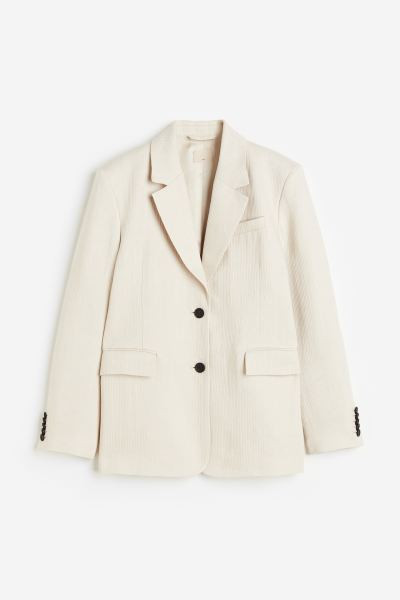 Single-breasted Linen Blazer | H&M (US + CA)