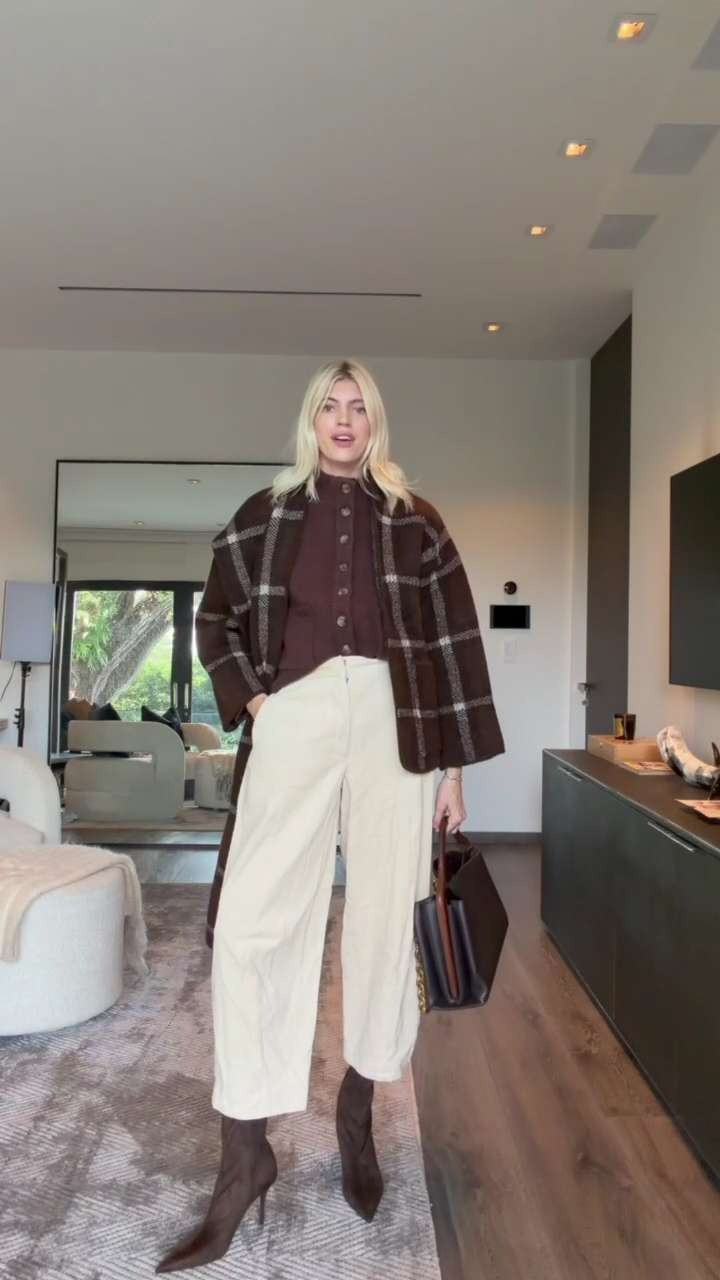 Final Zara fit! Love these cream corduroy pants 🫶🏼 This sweater coat is SO cozy! 

 #LTKSeasonal #LTKStyleTip #LTKShoeCrush