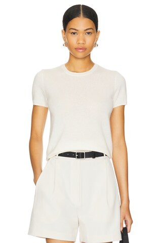 Polo Ralph Lauren Short Sleeve Pullover Sweater in Cream from Revolve.com | Revolve Clothing (Global)