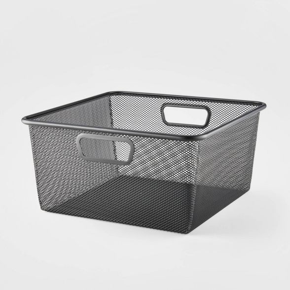 Click for more info about 13" X 13" X 6.25" Short Metal Sweater Bin - Brightroom™