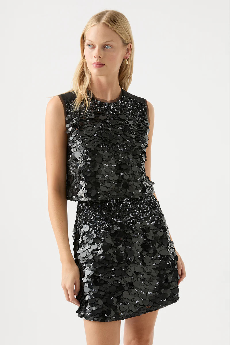 Celeste Sequin Shell Top | aje. (US, UK, Europe, ROW)