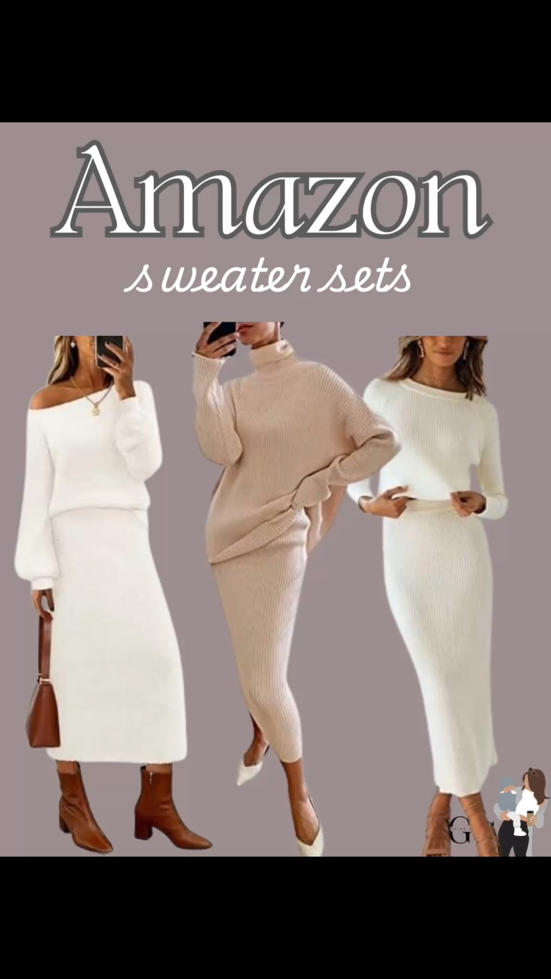 Winter sweater skirt sets from Amazon prime! 

Amazon fashion, Amazon workwear, winter workwear, winter workwear tops, winter sweater, sweaters for women, winter outfits for women, brown sweater, outfit ideas, winter ootd, amazon sweater, Amazon style, found it on Amazon, teacher outfits, church outfits, church fashion, teacher fashion, bump friendly 

#LTKFindsUnder100 #LTKFindsUnder50 #LTKWorkwear