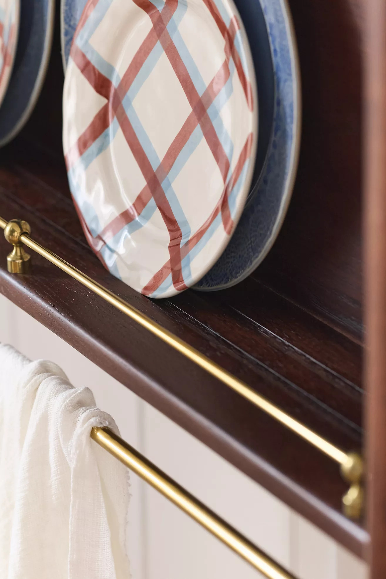 Roma Wood Plate Rack | Anthropologie (US)