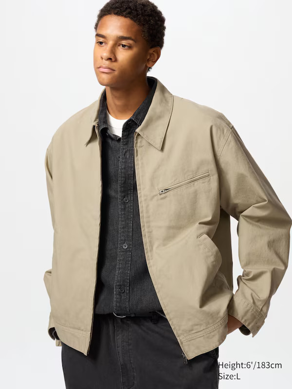 Zip-Up Blouson Jacket | UNIQLO (US)