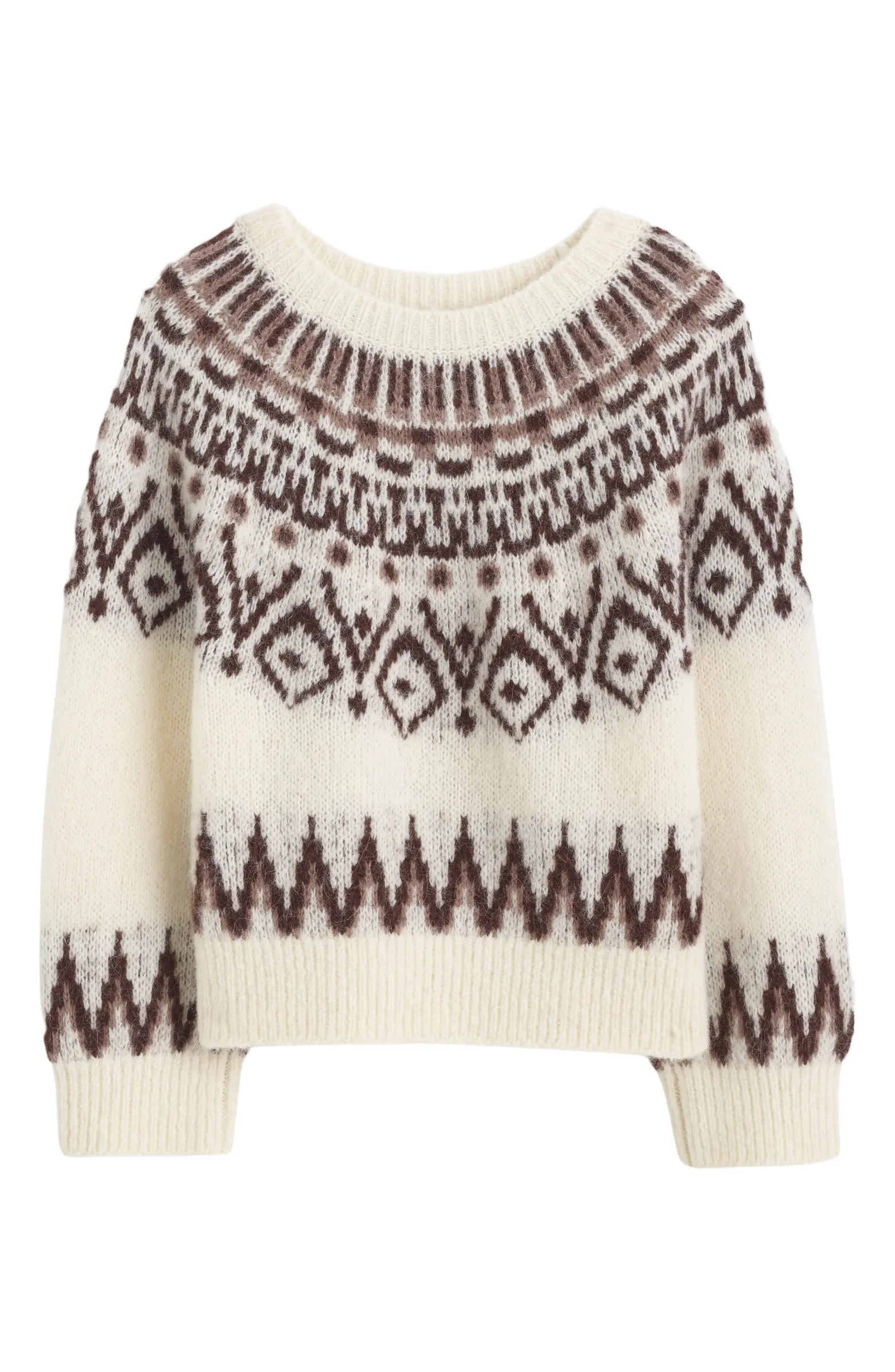 Fair Isle Wool & Alpaca Blend Sweater | Nordstrom