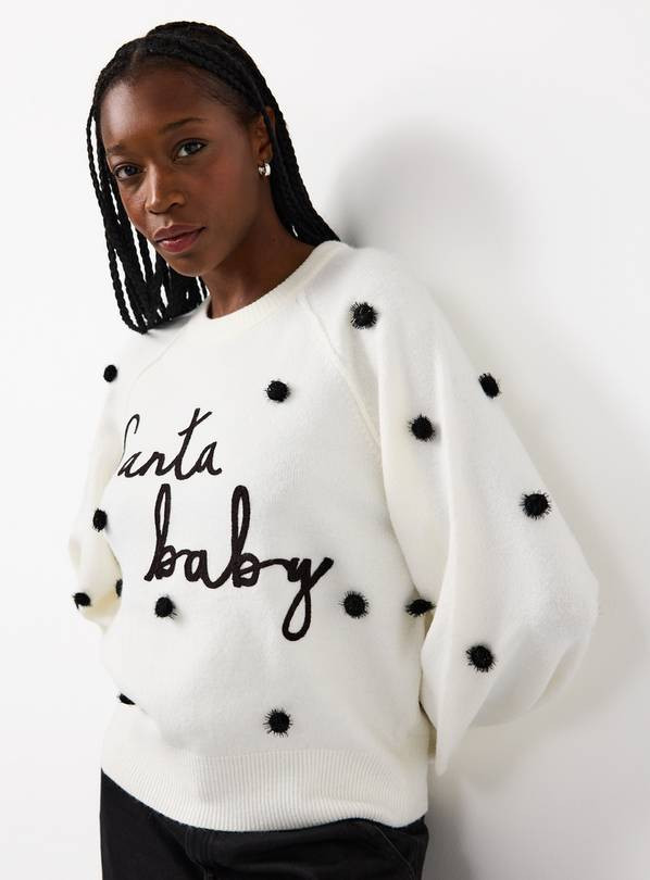 Mono Santa Baby Bobble Jumper 18 | Tu Clothing