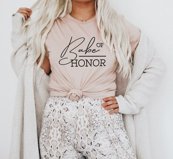 Babe of Honor Shirt Brides Babes Shirt Bachelorette Party | Etsy | Etsy (US)