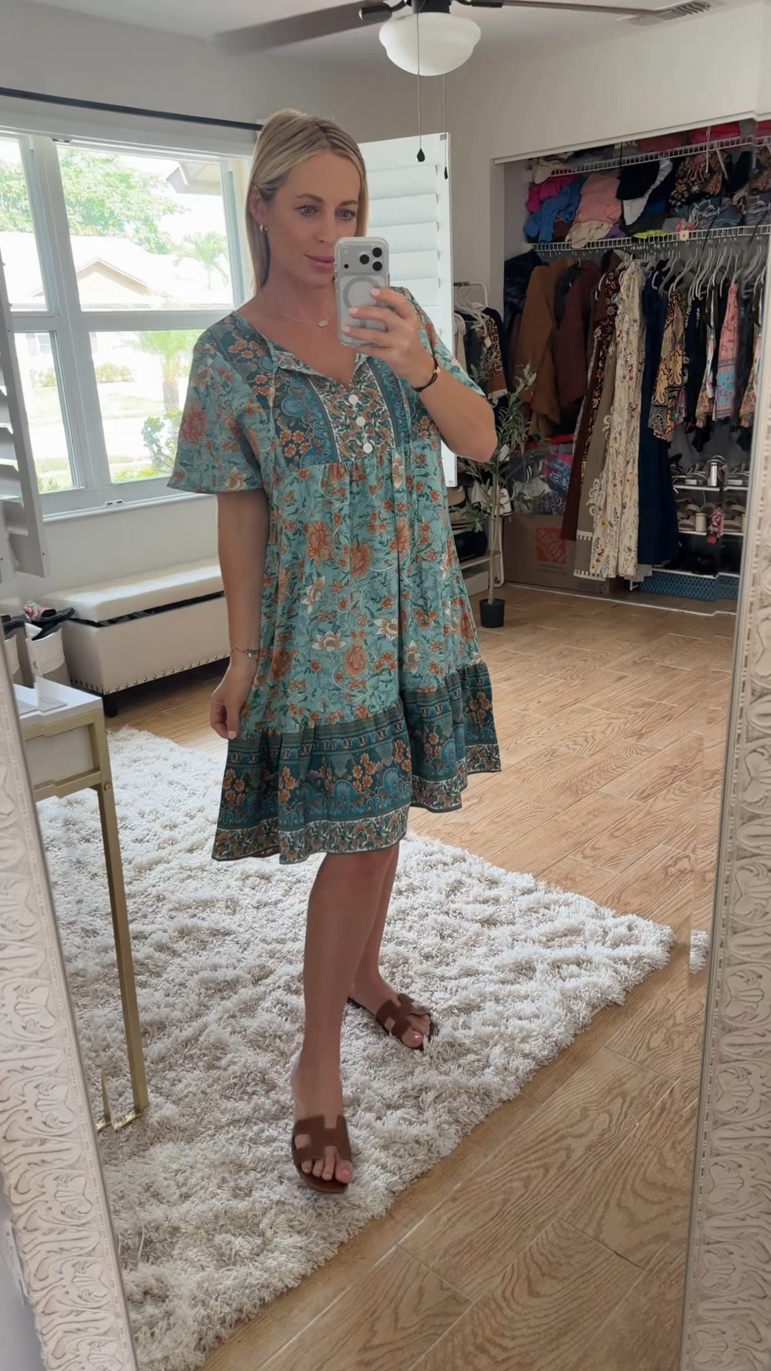 SHEIN bohemian dress. Loose dress. Maternity style. Pregnancy style. 15 weeks pregnant 

#LTKMidsize #LTKBump #LTKootd