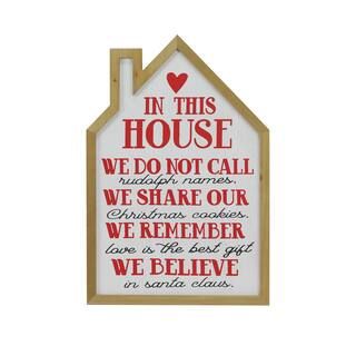 22" Holiday House Rules Wall Hanging by Ashland® | Michaels Stores