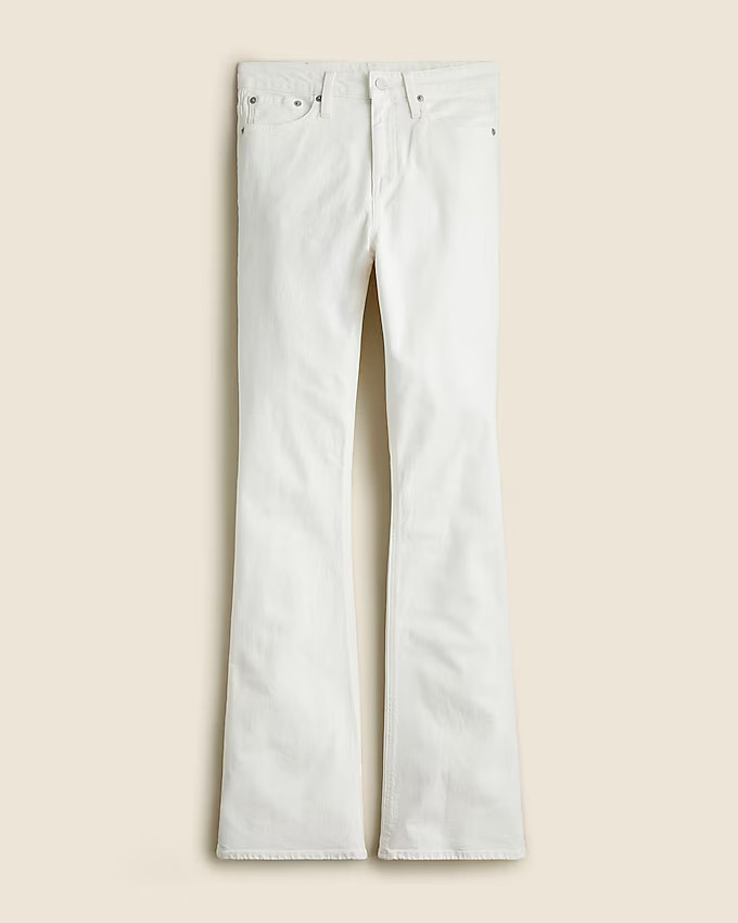 Skinny flare jean in white wash | J. Crew US