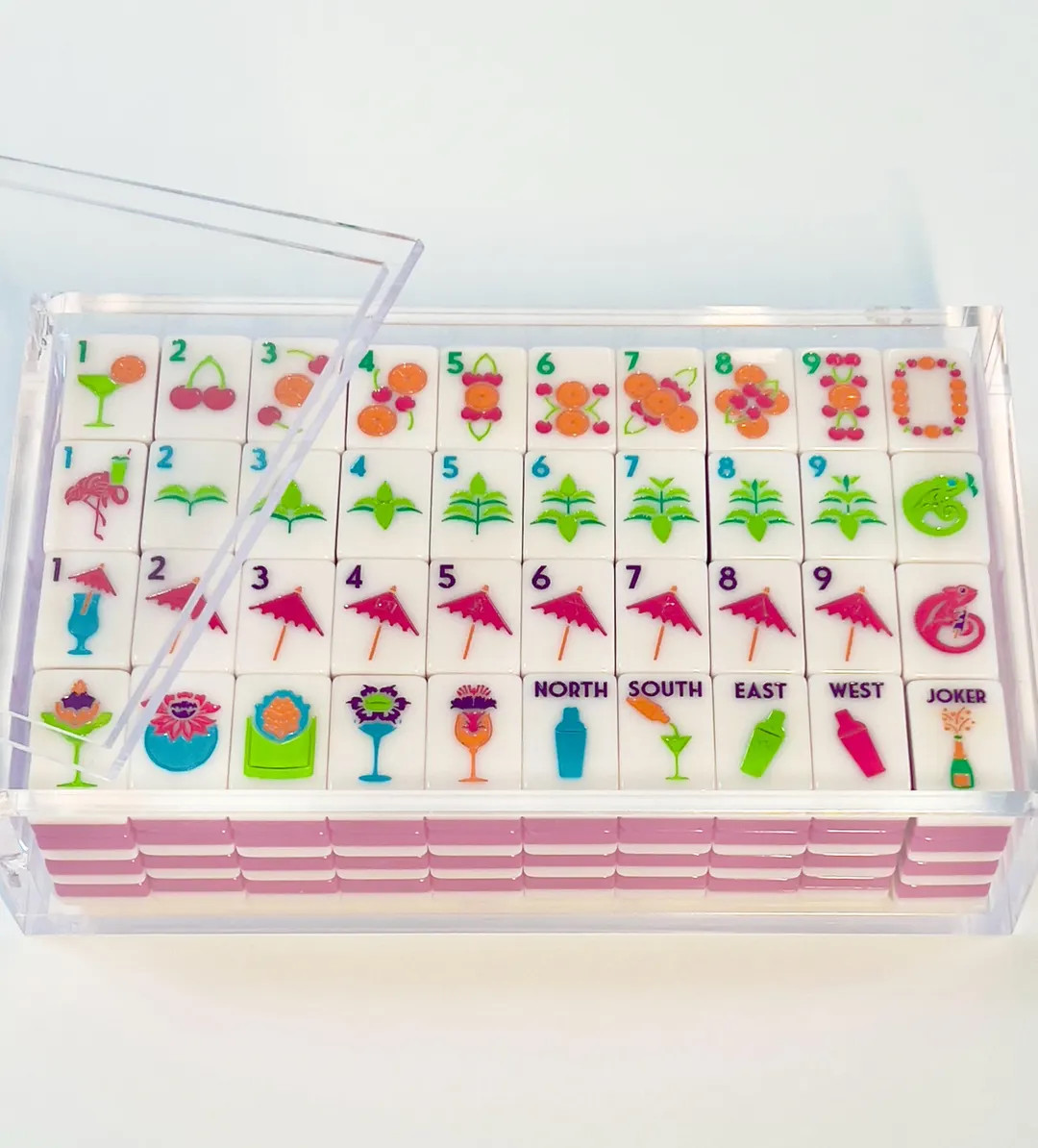 Mahjong Tile Set, Cocktail Club Edition - Etsy | Etsy (US)