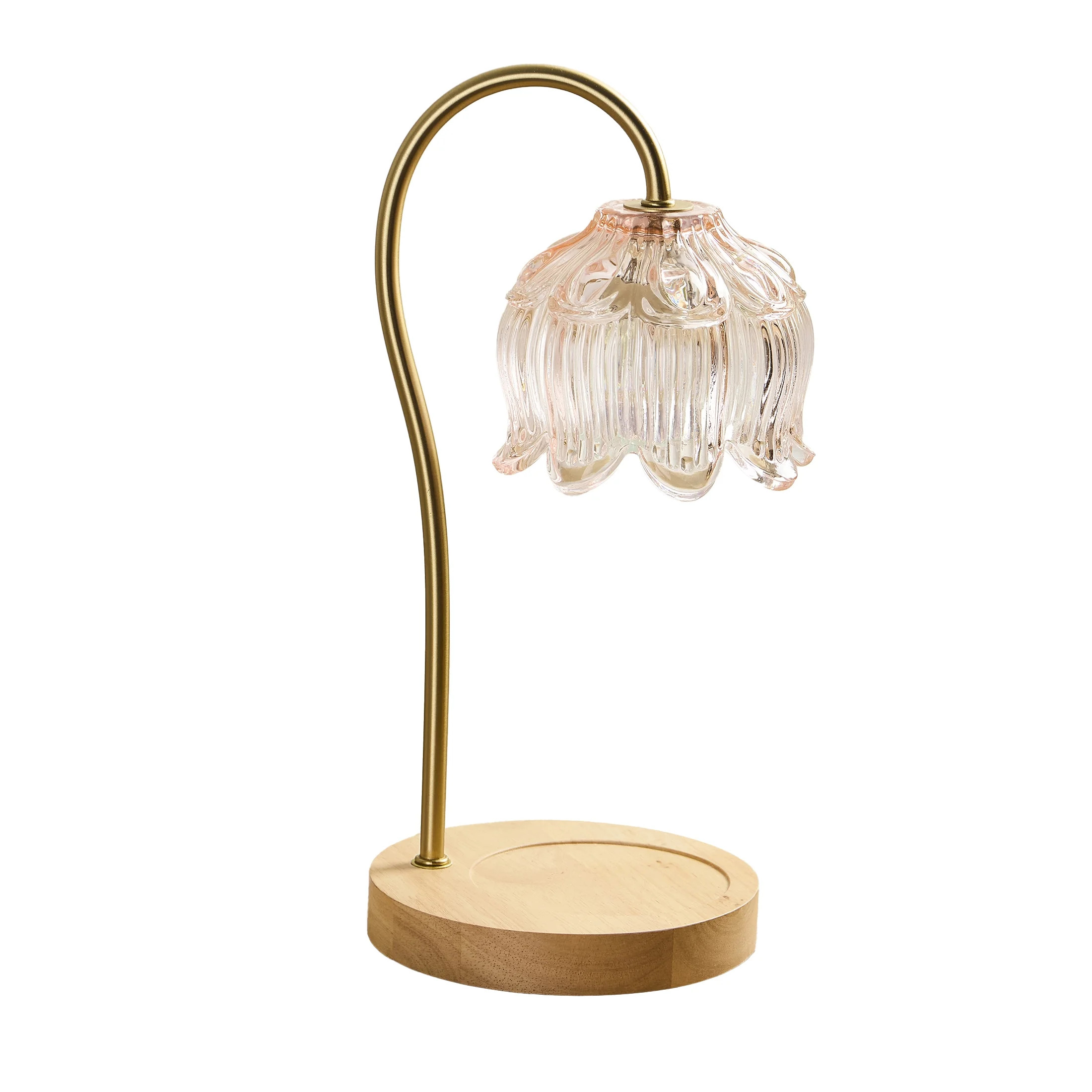 Home Decor Collection 13" Amber Candle Warmer Table Lamp | Walmart (US)