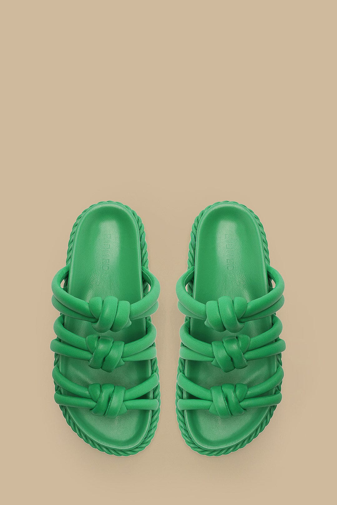 Green Tie Flat Sandal | FarmRio (US)