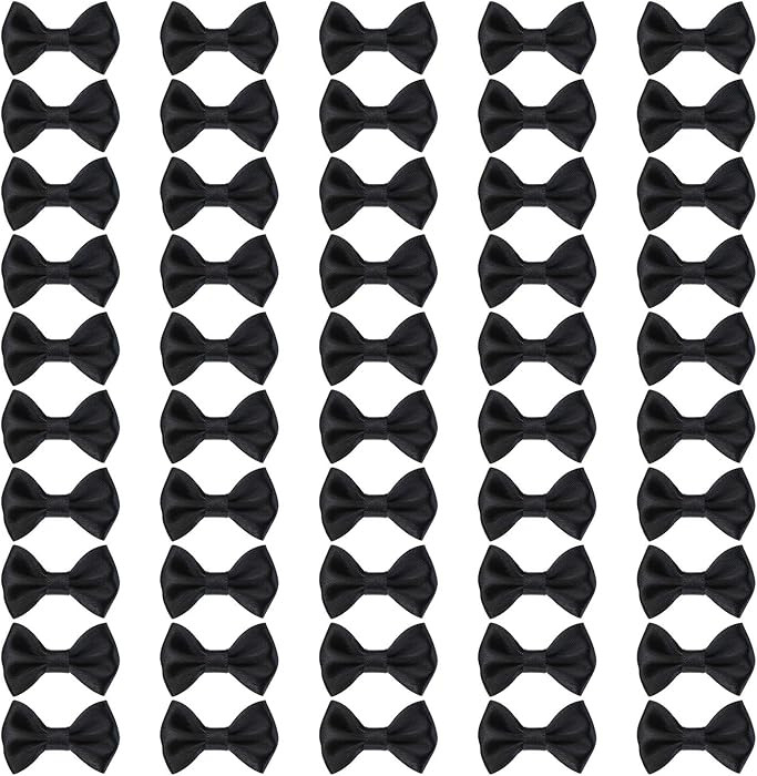 Shapenty Mini Satin Ribbon Bows Flowers Boutique for Sewing Scrapbook Baby Shower Wedding Christm... | Amazon (US)