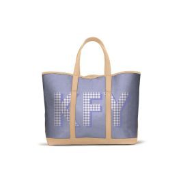 St. Charles Yacht Tote - Patterned Monogram | Barrington Gifts