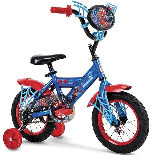 Huffy Marvel Spider-Man 12” Kid’s Bike for Toddlers – with Removable Training Wheels & Quic... | Amazon (US)