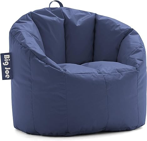 Big Joe Milano Beanbag Chair Navy Smartmax | Amazon (US)