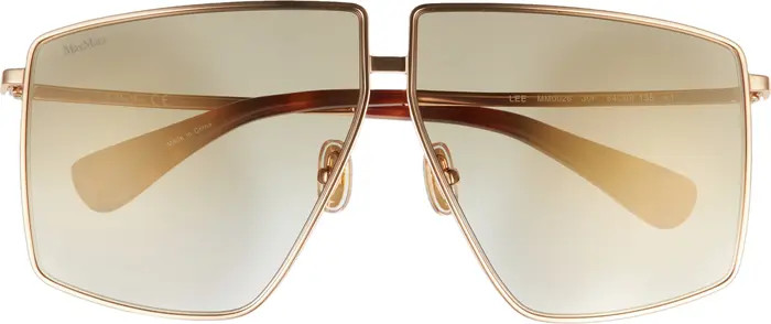 64mm Gradient Oversize Geometric Sunglasses | Nordstrom