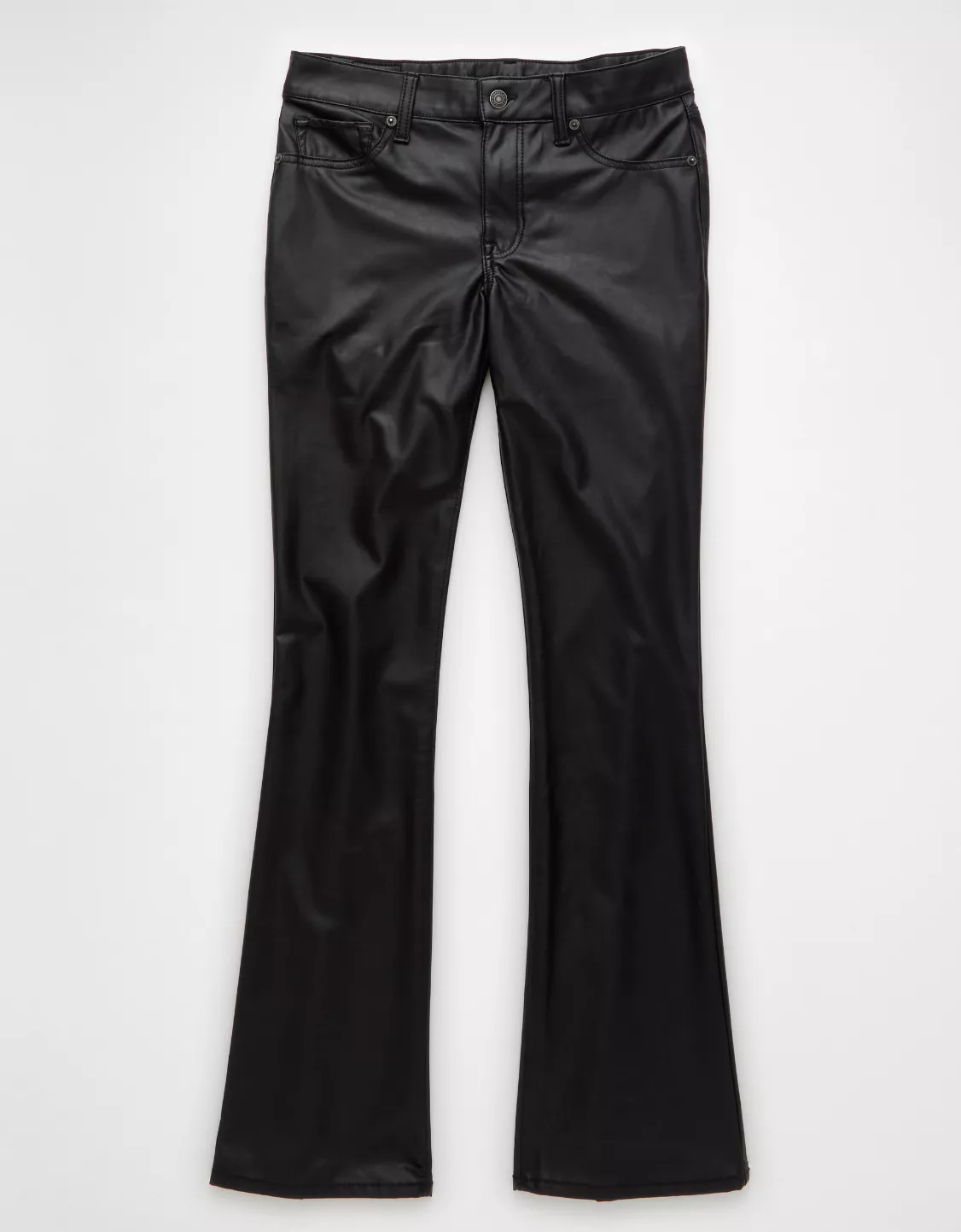 AE Stretch Vegan Leather Classic Bootcut Pant | American Eagle Outfitters (US & CA)