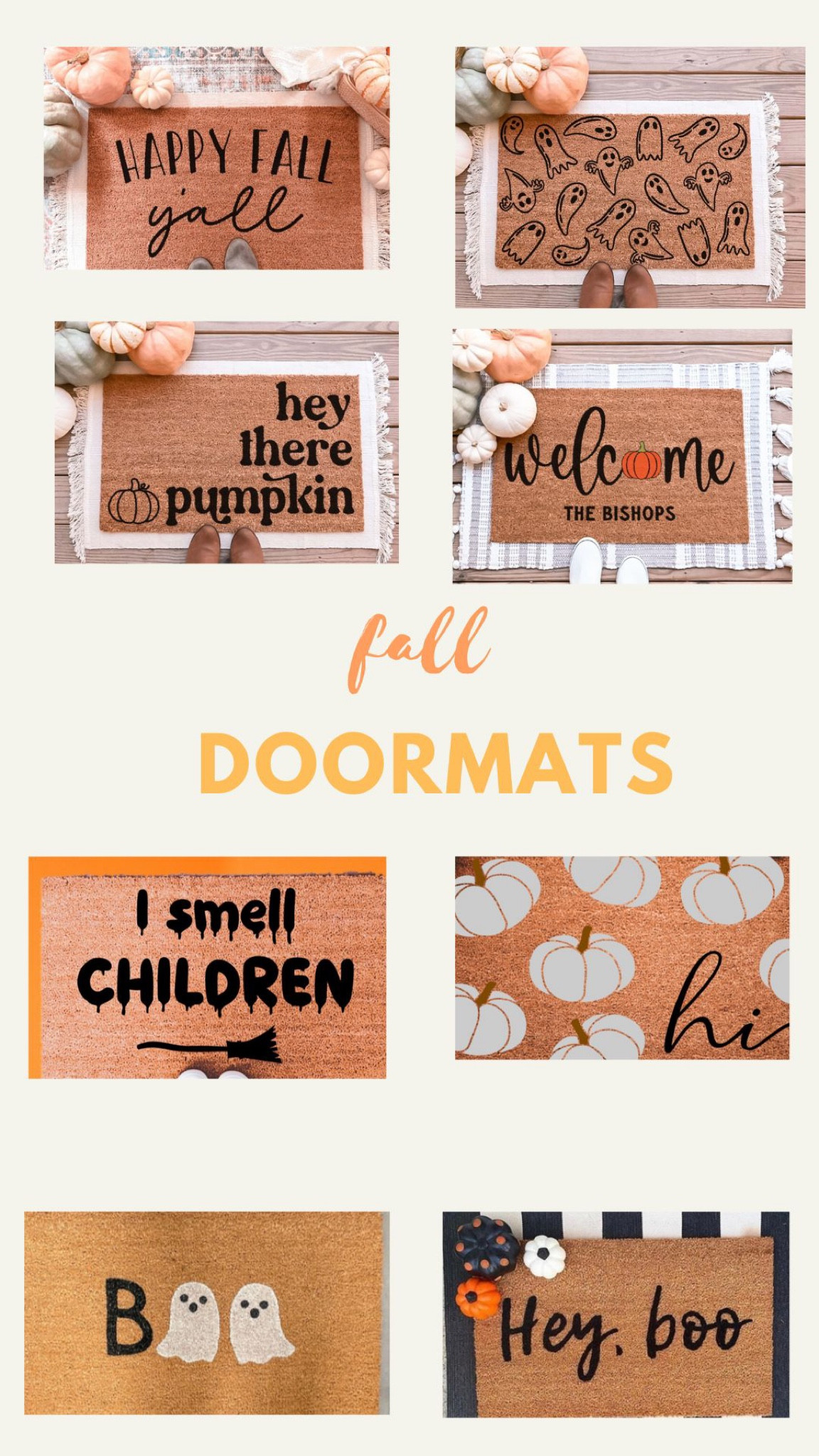 FALL DOORMATS 

#LTKhome #LTKunder50 #LTKSeasonal
