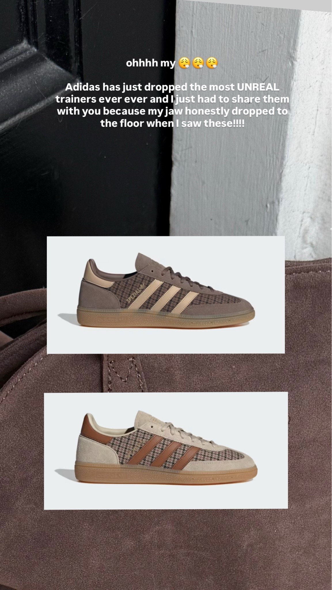 SPEECHLESS 😮‍💨🍂✨

The most insane trainer drop from adidas today!! How incredible girls 😮‍💨😮‍💨😮‍💨👏🏻👏🏻👏🏻👏🏻