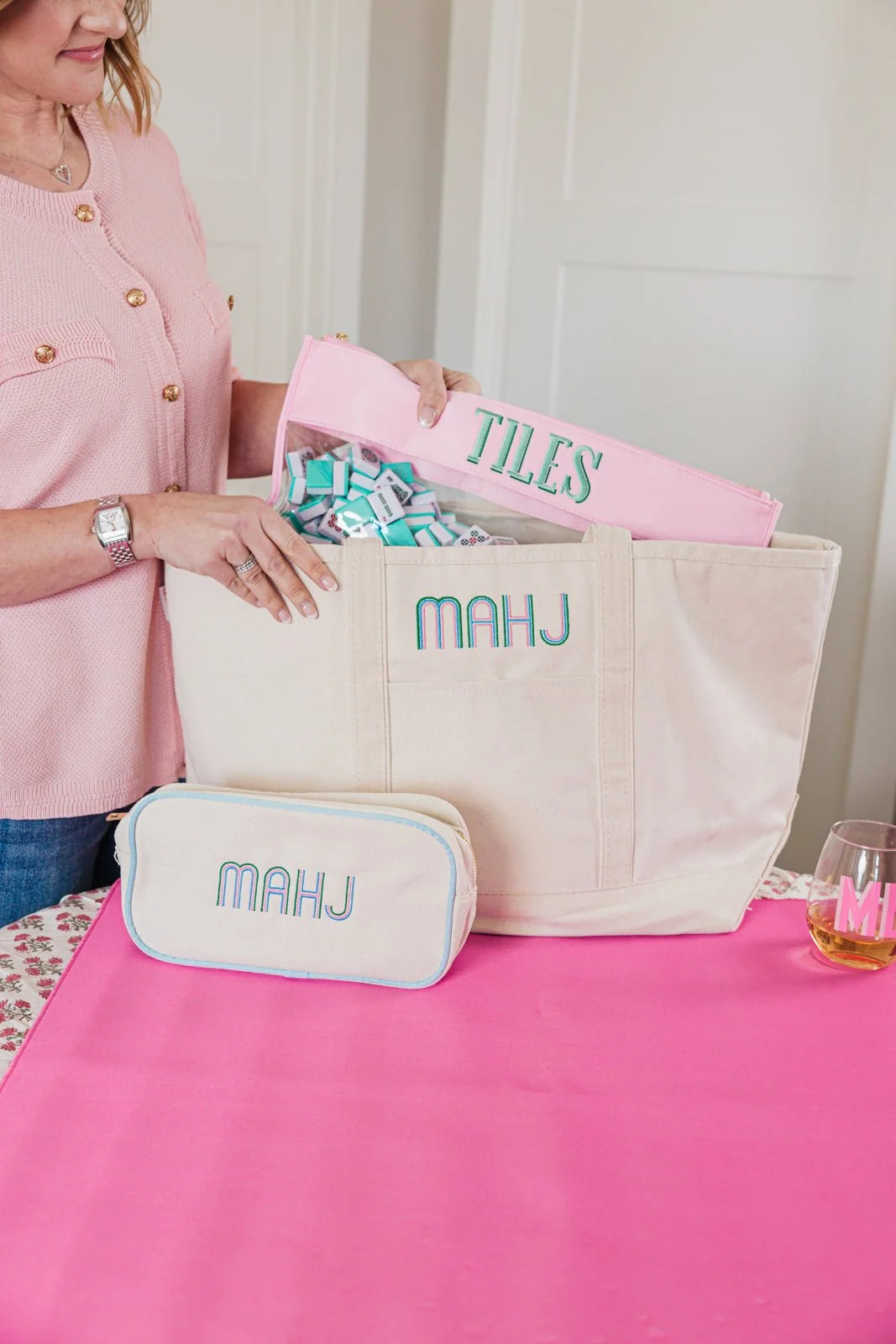 Canvas Pouch | Sprinkled With Pink