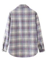 'Lilly' Plaid Oversized Shirt Jacket | Goodnight Macaroon