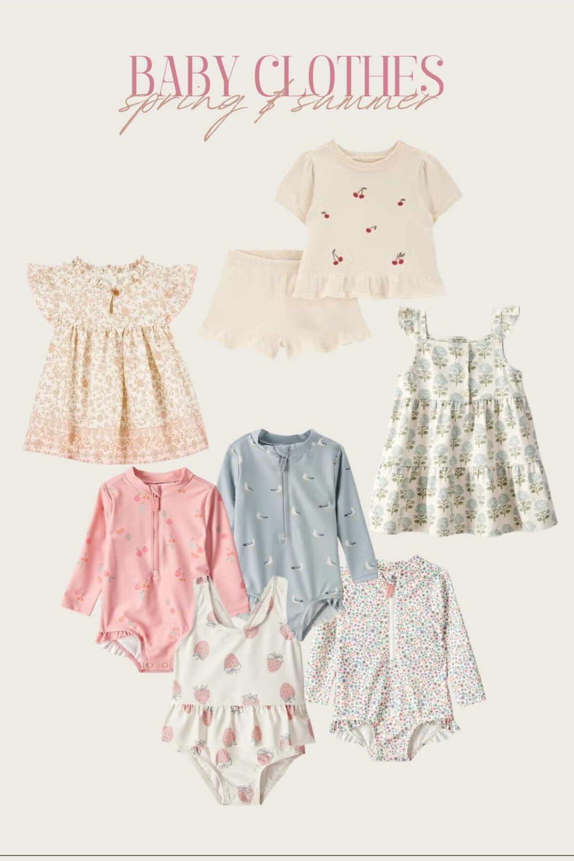 Baby girl clothes, baby swimsuits 

#LTKBump #LTKFamily #LTKBaby