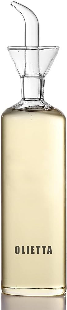 Olietta Glass Non Drip Leak Proof No Mess Oil Dispenser and Vinegar Cruet Pourer for Kitchen 17oz... | Amazon (US)