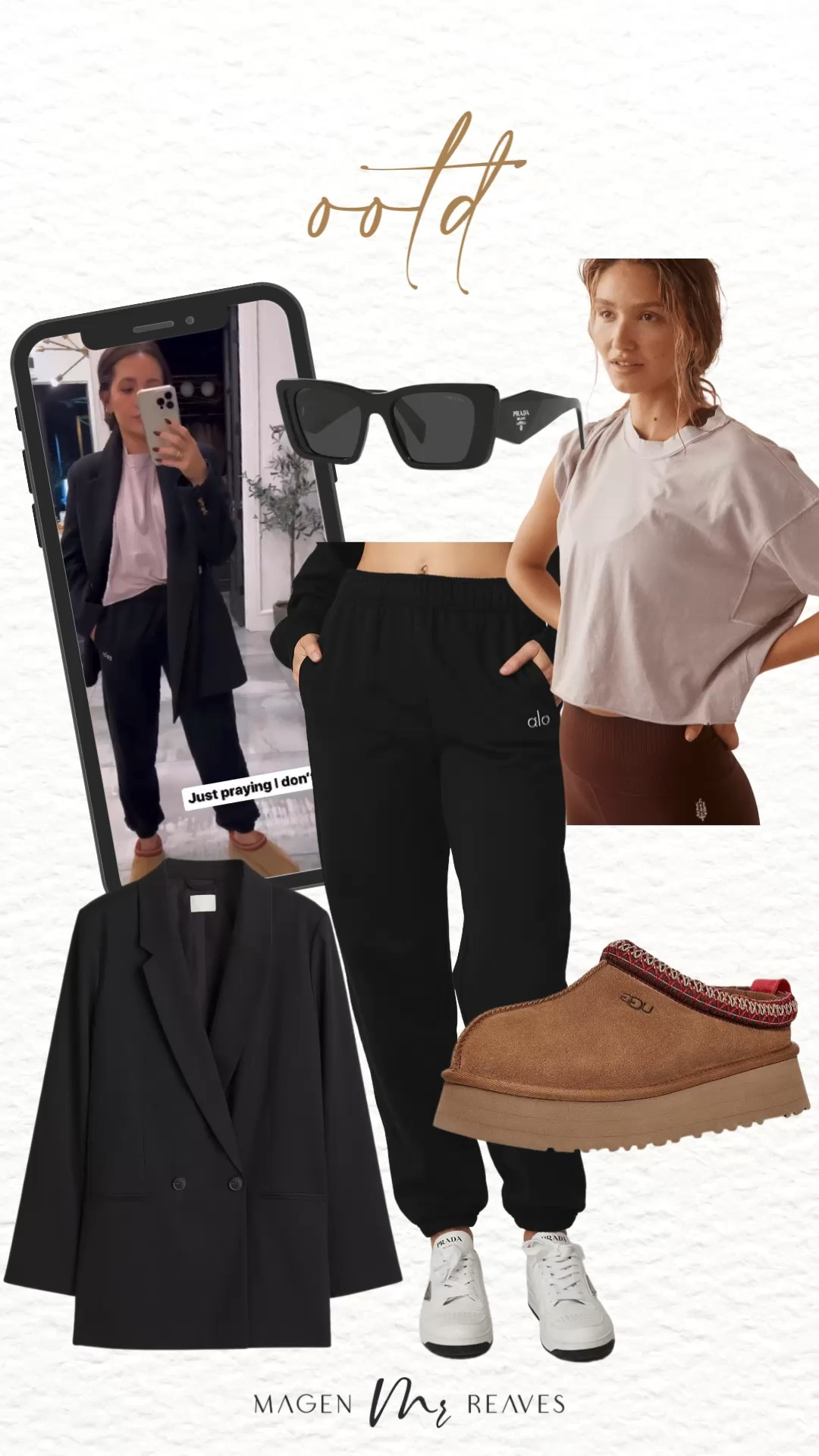 Comfy and cozy OOTD with my favorite things! 

Joggers - designer sunnies - black blazer - platform uggs 

#LTKHoliday #LTKGiftGuide #LTKstyletip