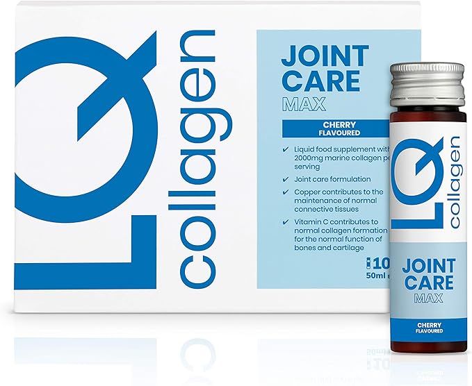 LQ Collagen Joint Care Max – 2000mg Marine Collagen, Glucosamine (Daily Dosage of 500mg), Chond... | Amazon (UK)