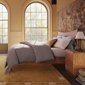 Pierce & Ward Linen Stripe Duvet Cover | West Elm (US)