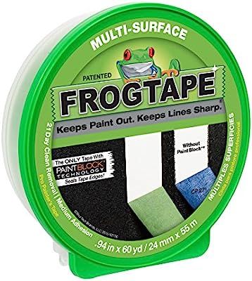 FROGTAPE 1358463 Multi-Surface Painter's Tape with PAINTBLOCK, Medium Adhesion, 0.94" Wide x 60 Y... | Amazon (US)