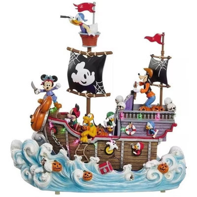 Disney Halloween Animated Pirate Ship with Lights and Music | Target