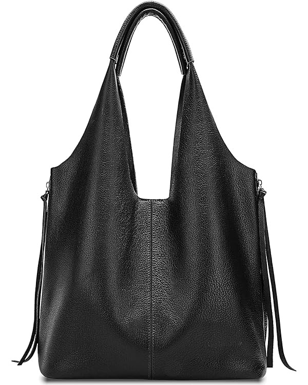 Womens Tote Bag genuine leather Satchel Handbags Super soft boho Shoulder purse Large Capacity | Amazon (US)
