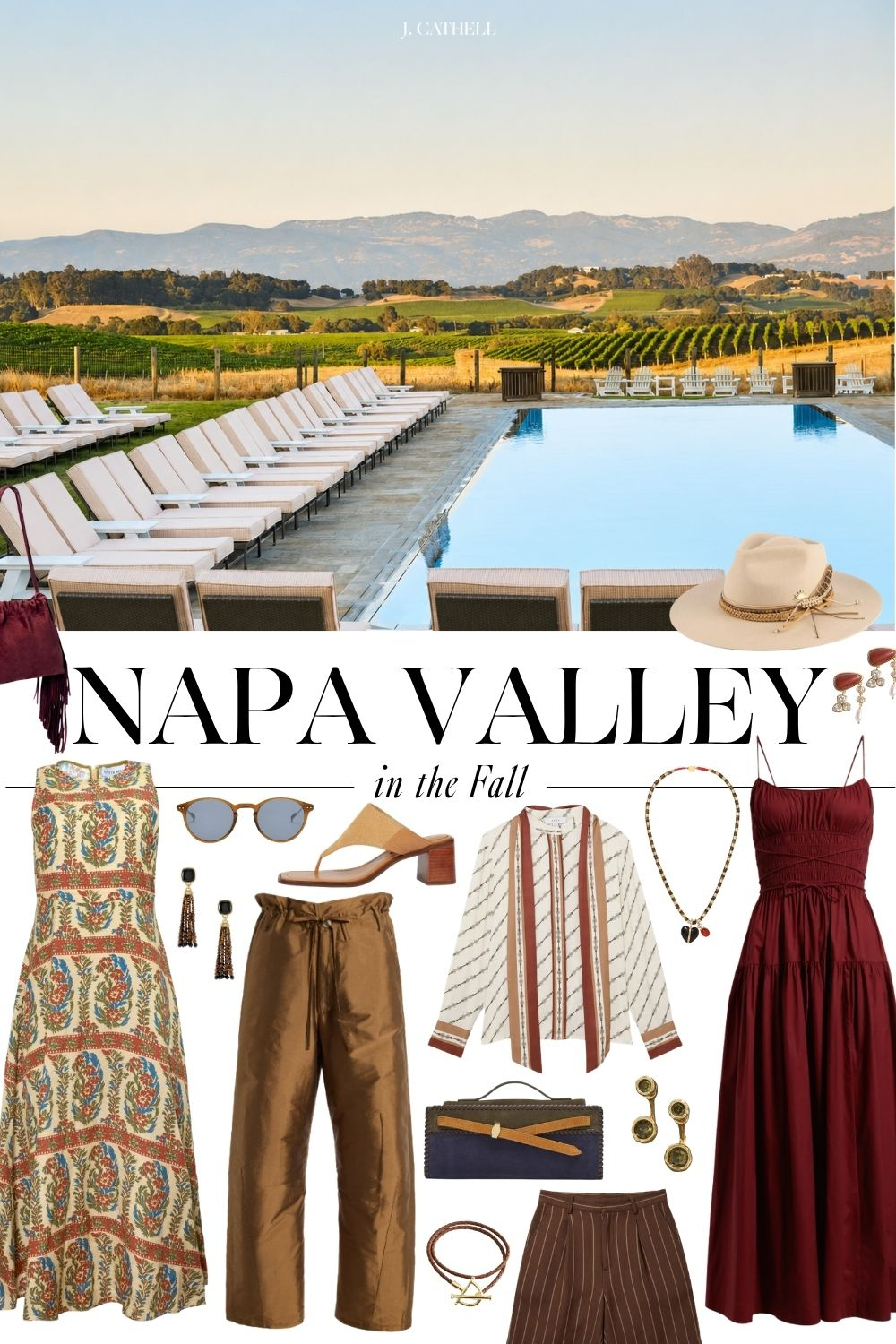 🍷 Napa Valley in the fall just might be wine country at its best. In my Napa Valley Fall Style Guide, I’m sharing where to stay, what to wear, and the outfits I’d plan for every moment of the trip—from vineyard tastings and alfresco lunches to golden-hour cocktails, elevated dinners, and one last farewell brunch. Think rich autumn tones, beautiful layers, suede and woven accessories, polished denim, and effortless pieces that feel perfectly at home among the vines. Tap to shop the looks and plan your own chic fall escape to Napa. 🍂✨ #LTKStyle #NapaValley #NapaStyle #WineCountryStyle #FallOutfits #FallTravel #WineCountry #TravelStyle #AutumnStyle #OutfitInspiration 

 #LTKSeasonal #LTKOver40 #LTKTravel