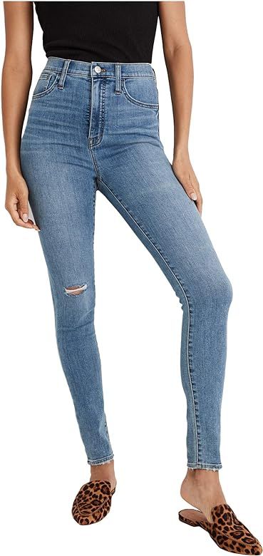 Madewell 11'' High-Rise Roadtripper Jeggings in Keele Wash: Knee-Rip Edition | Amazon (US)