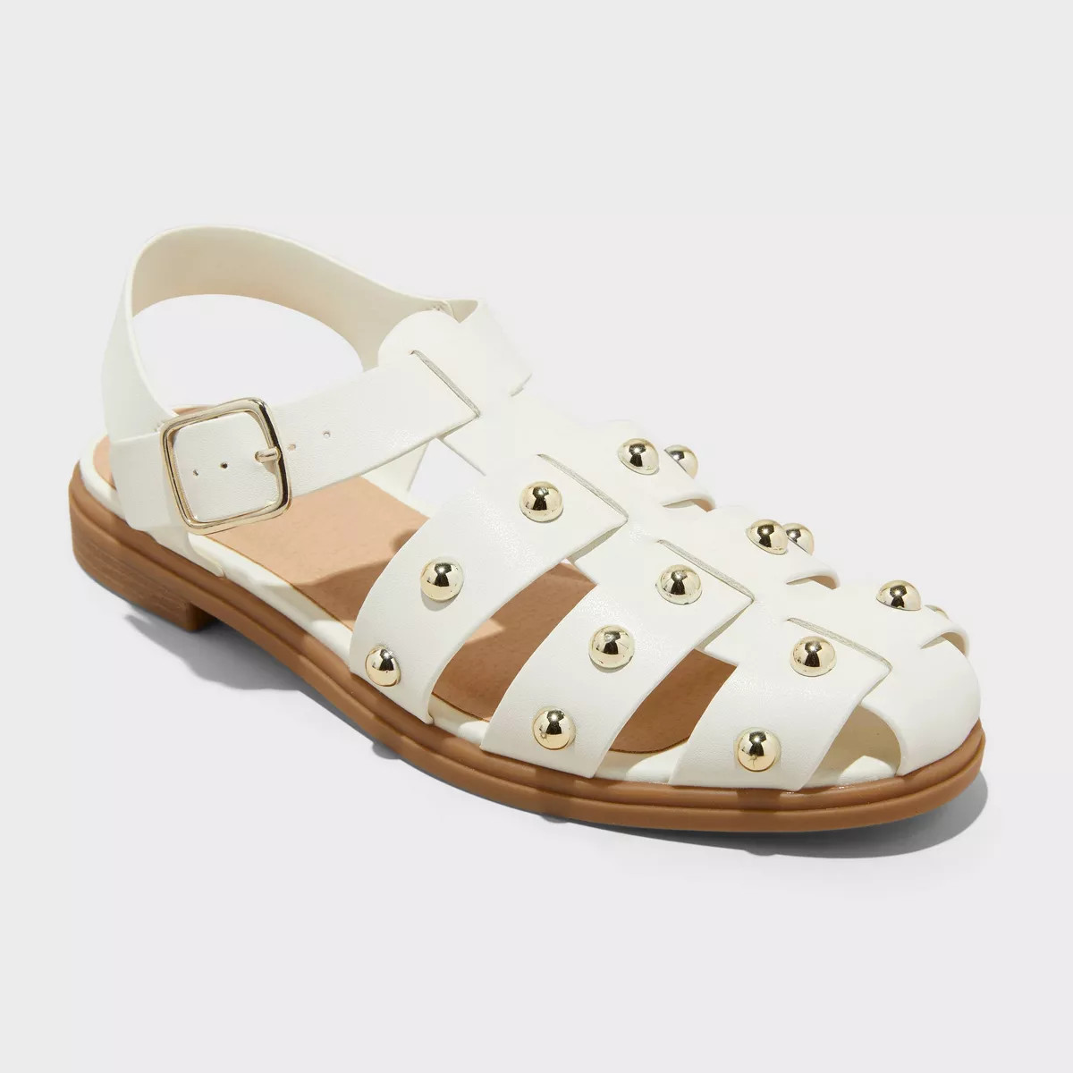 Women's Winnie Studded Fisherman Sandals - Universal Thread™ Off-White | Target