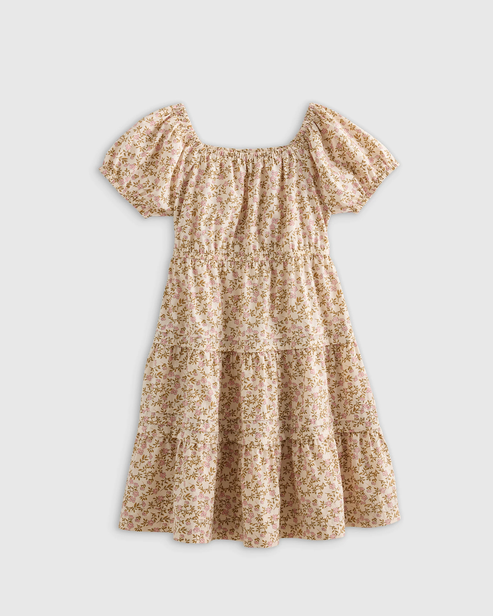 100% Organic Cotton Poplin Tiered Dress | Quince