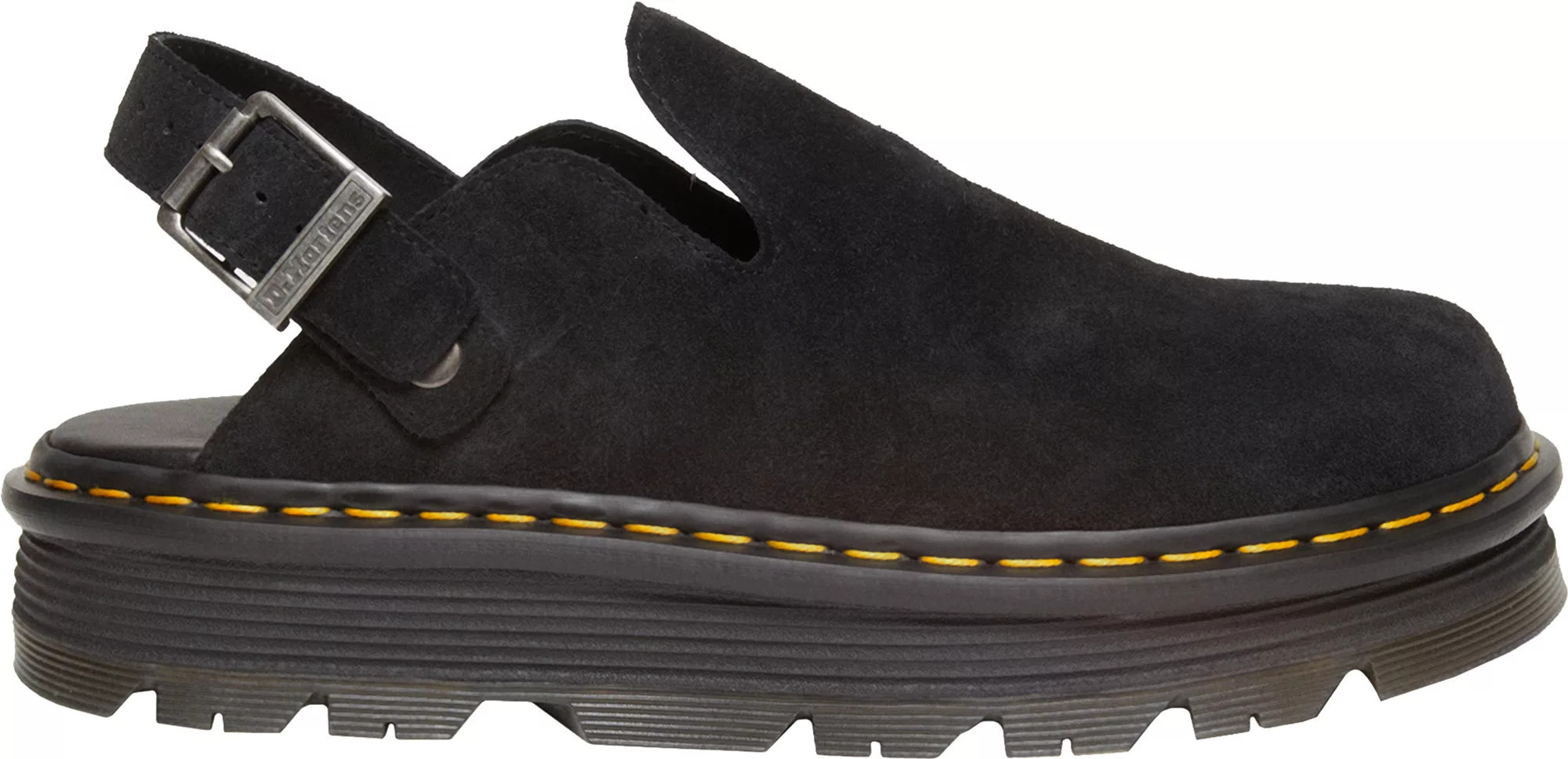 Dr. Martens Women's Zebzag Suede Slingback Platform Mules, Size 11, Black | Dick's Sporting Goods