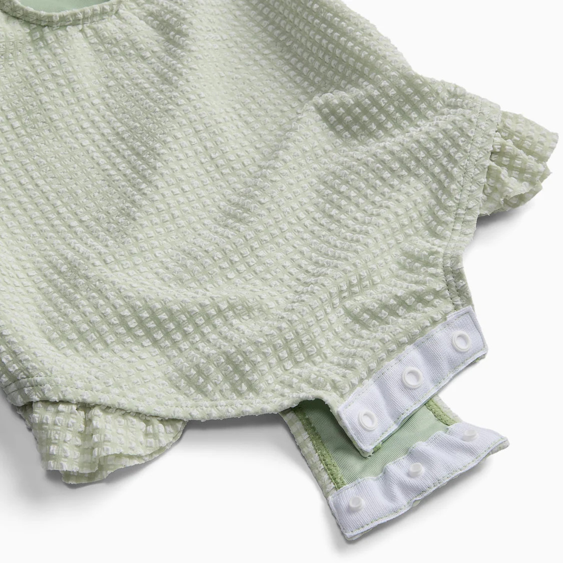 Mint Puff Sleeve Swimsuit | Baby Mori (US)