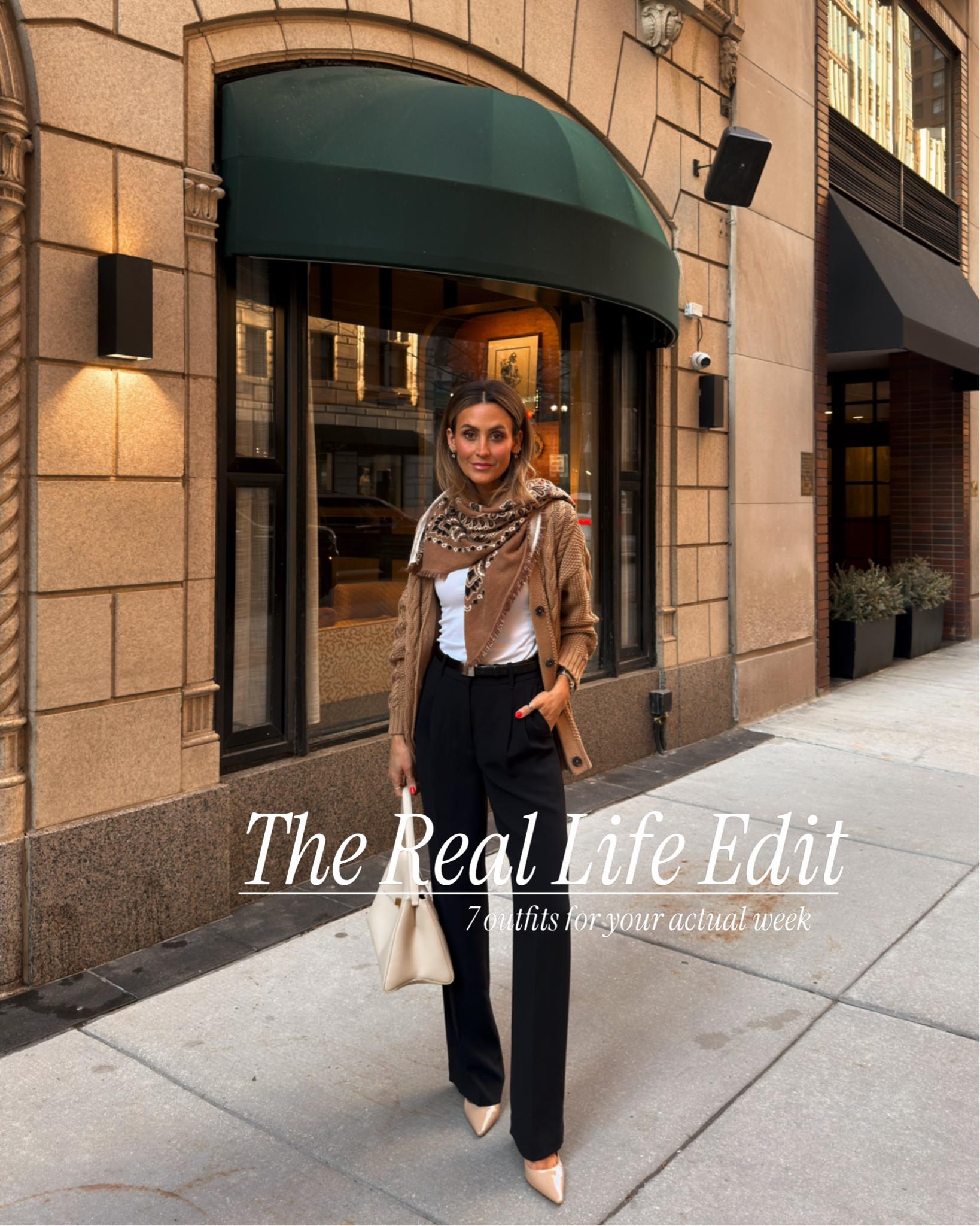 Tell me you're 46 with a full life without telling me... 🤎✨ Comment EDIT and I'll send you all the links. 

The Real Life Edit — the outfits I actually wore to the week I actually had. Hosted Easter dinner, office outfit, two road trip outfits, dinner, shopping, apartment hunting, and brunch in Chicago, MRI and errands, makeup testing! Phew, we did it 😮‍💨  Swipe through and tell me which one is most you ✨🖤 
#LTKootd #LTKdayinmylife
#LTKOver40