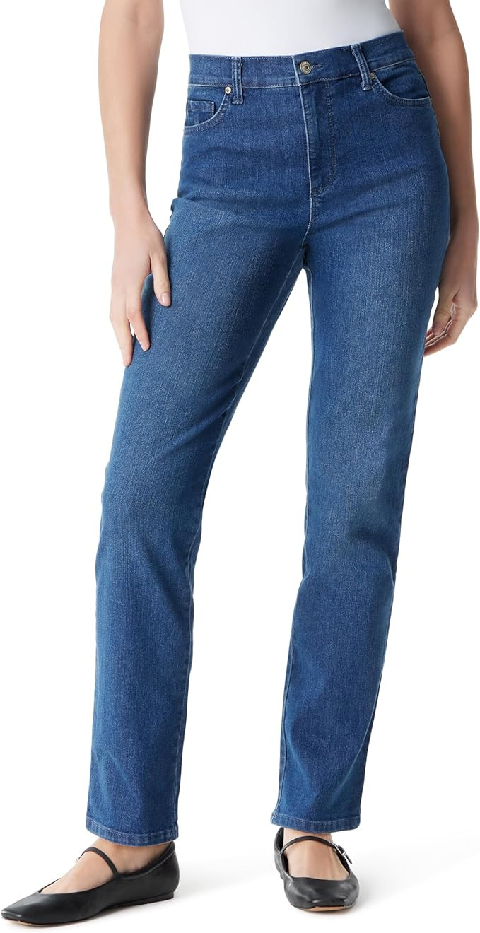 Gloria Vanderbilt Women's Amanda Classic High Rise Tapered Jean | Amazon (US)
