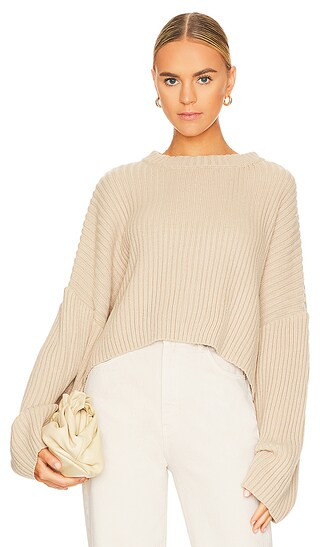 Telo Sweater in Oatmeal | Revolve Clothing (Global)